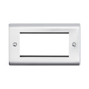 Saxby RSMFP4PC 4G Modular Faceplate (4 Modules)