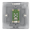 BG NBS64 Nexus Metal Brushed Steel 1 Gang Satellite Socket