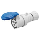 Gewiss GW62004H 2P+E 16A 200-250V, 6H Straight Connector