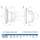 Airflow ICON 30S Eco-Low Energy 100mm Extractor Fan