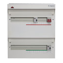 Wylex NMDRS36SSLHIA 36 Way Duplex High Integrity Consumer Unit 100A Main Switch, 80A 30mA RCDs x2, Flexible Configuration