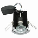 Saxby 50682 ShieldPLUS Tilt, Fire Rated, Dimmable GU10 Downlight  Fully Adjustable Polished Chrome