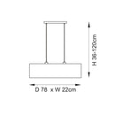 Endon 101692 Longshore 2lt Pendant