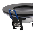 Saxby 102670 OrbitalPRO 4CCT (Colour Changing) Waterproof, Fire rated  9W Dimmable Downlight - Matt Black