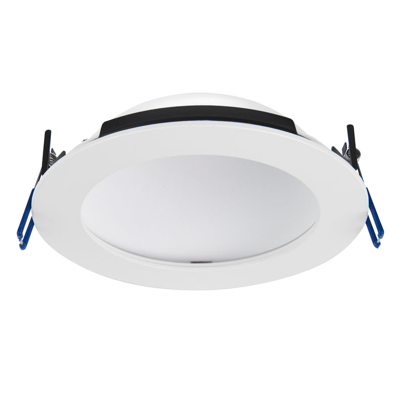 Saxby 102672 OrbitalPRO 4CCT (Colour Changing) Waterproof, Fire rated  15W Dimmable Downlight - Matt White