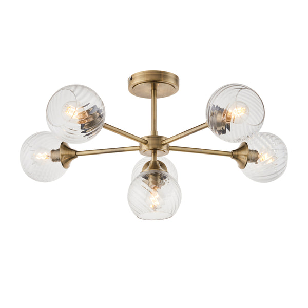 Endon 103171 Allegra 6lt Semi flush