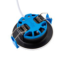 PACK OF 10 - Saxby 103174 ShieldSLIM 4CCT LED Dimmable Downlight  7W, Adjustable Colour Temperature, Energy Efficient, IP65 Waterproof and Fire Rated