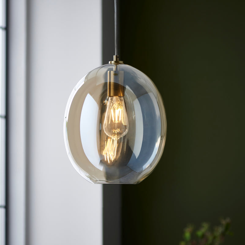 Endon 106678 Kelda Oval 1lt Pendant