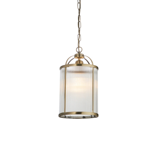 Endon 106710 Lambeth Ribbed 1lt Pendant