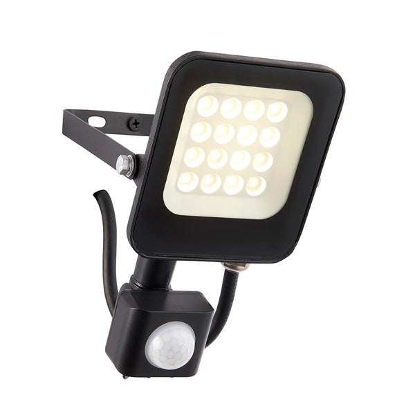 Saxby 107641 Guard PIR 30W IP65 4000K Floodlight  - Matt black