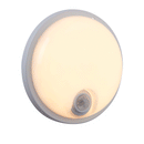 Saxby 108746 Rond Plus PIR Waterproof (IP65) CCT (Colour Changing) Bulkhead Light Suitable for Bathrooms