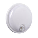 Saxby 108746 Rond Plus PIR Waterproof (IP65) CCT (Colour Changing) Bulkhead Light Suitable for Bathrooms
