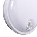 Saxby 108746 Rond Plus PIR Waterproof (IP65) CCT (Colour Changing) Bulkhead Light Suitable for Bathrooms