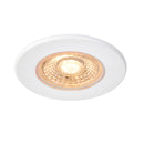 Saxby 108763 ShieldLITE 4 Color Options, Waterproof (IP65), 5W Dimmable Antique Brass Downlight with Multiple Finish Options