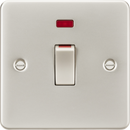 Knightsbridge MLA FP81MNPL 45A DP Switch with Neon (1G size) - Pearl