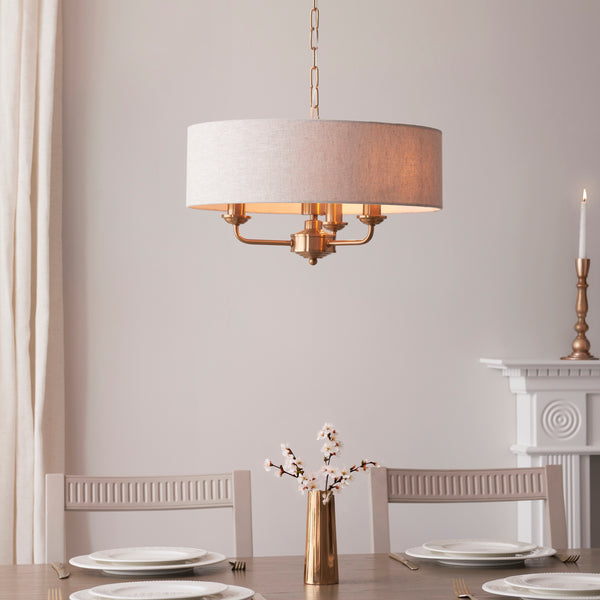 Endon 110723 Highclere 3lt Pendant