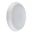 Saxby 110968 CORE, Microwave + Emergency, Tri Wattage (8/12/15W), Color Changing (CCT), Waterproof (IP65), Outdoor/Indoor Bulkhead/Light Fitting for Homes & Offices