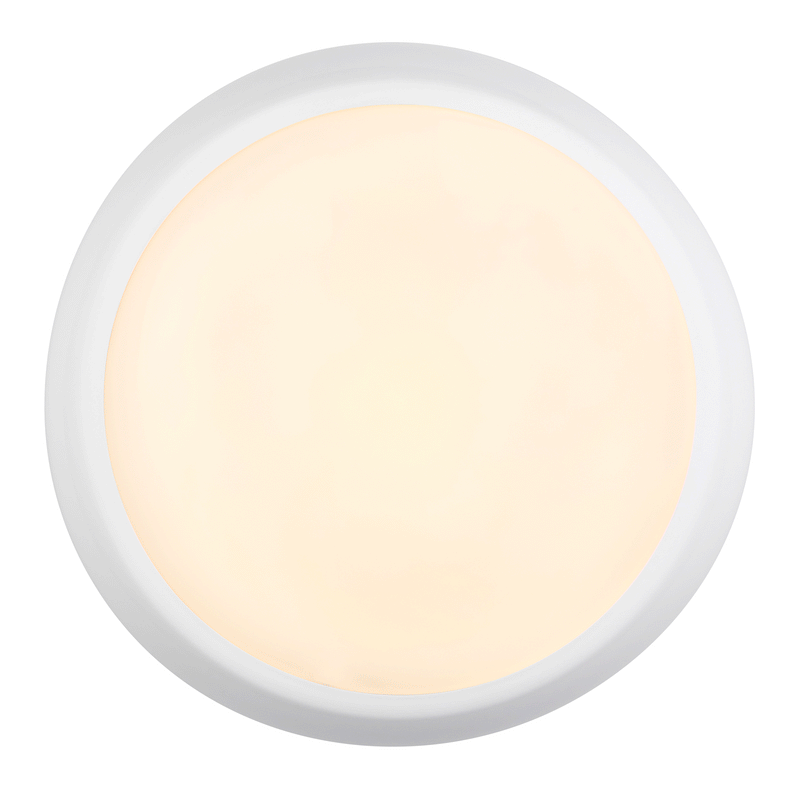 Saxby 110965 Core Tri Wattage (8/12/15W), Color Changing (CCT), Waterproof (IP65), Outdoor/Indoor Bulkhead/Light Fitting for Homes & Offices