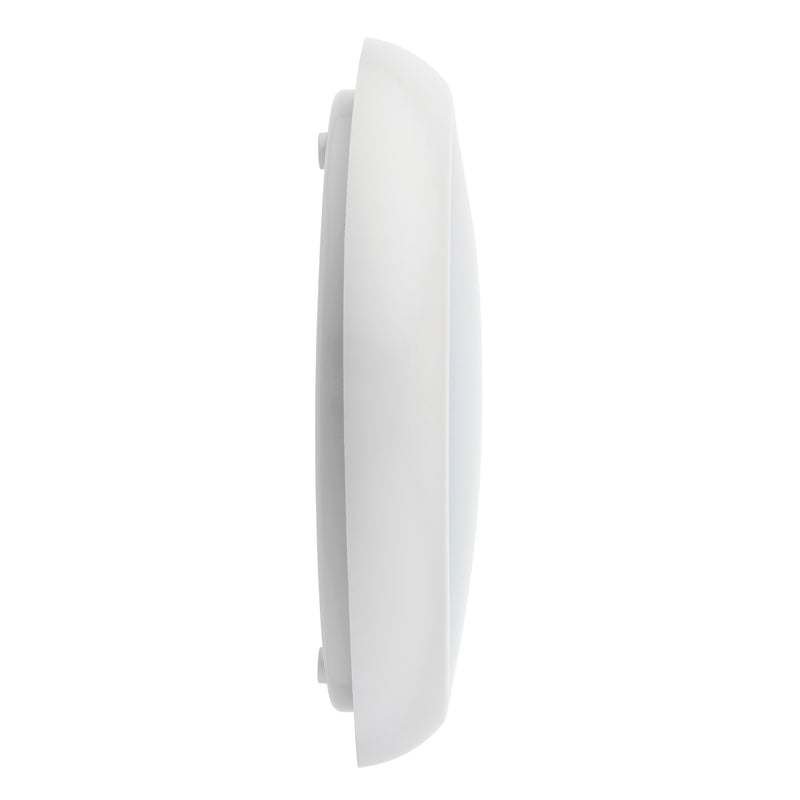 Saxby 110965 Core Tri Wattage (8/12/15W), Color Changing (CCT), Waterproof (IP65), Outdoor/Indoor Bulkhead/Light Fitting for Homes & Offices