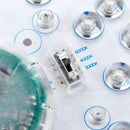 Saxby 110968 CORE, Microwave + Emergency, Tri Wattage (8/12/15W), Color Changing (CCT), Waterproof (IP65), Outdoor/Indoor Bulkhead/Light Fitting for Homes & Offices