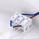 Saxby 110968 CORE, Microwave + Emergency, Tri Wattage (8/12/15W), Color Changing (CCT), Waterproof (IP65), Outdoor/Indoor Bulkhead/Light Fitting for Homes & Offices