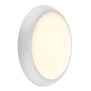 Saxby 110966 CORE, Microwave, Tri Wattage (8/12/15W), Color Changing (CCT), Waterproof (IP65), Outdoor/Indoor Bulkhead/Light Fitting for Homes & Offices