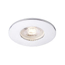 Saxby ShieldONE 50W Fire Rated Dimmable GU10 Downlight in Polished Chrome