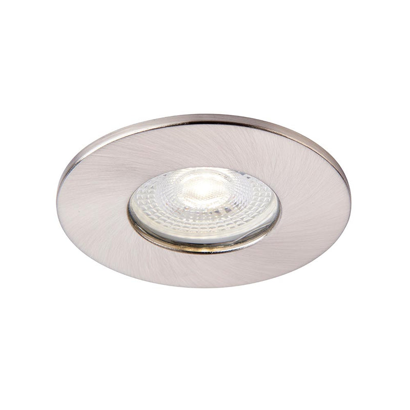 Saxby 113320 ShieldONE IP65 Fire-Rated Dimmable Recessed Downlight with Multiple Bezel Options - Pack of 10