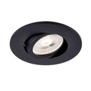 Saxby ShieldONE Tilt/Adjustable, Fire-Rated, Dimmable GU10 Downlight in Matt Black