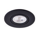 Saxby ShieldONE Tilt/Adjustable, Fire-Rated, Dimmable GU10 Downlight in Matt Black