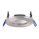 Saxby 112543 OrbitalPRO 4CCT (4-Colour Changing) Satin Nickel (Brushed Steel) Waterproof (IP65) Downlight