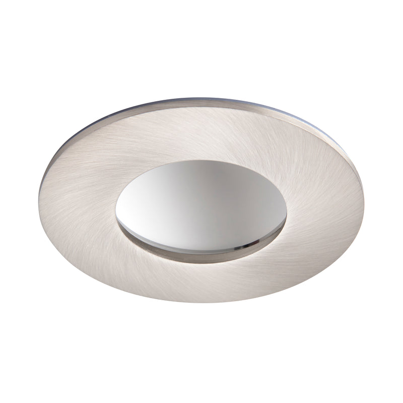Saxby 112543 OrbitalPRO 4CCT (4-Colour Changing) Satin Nickel (Brushed Steel) Waterproof (IP65) Downlight