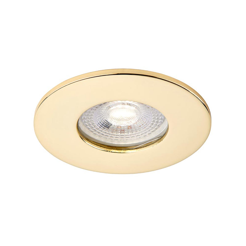 Saxby 113320 ShieldONE IP65 Fire-Rated Dimmable Recessed Downlight with Multiple Bezel Options - Pack of 10