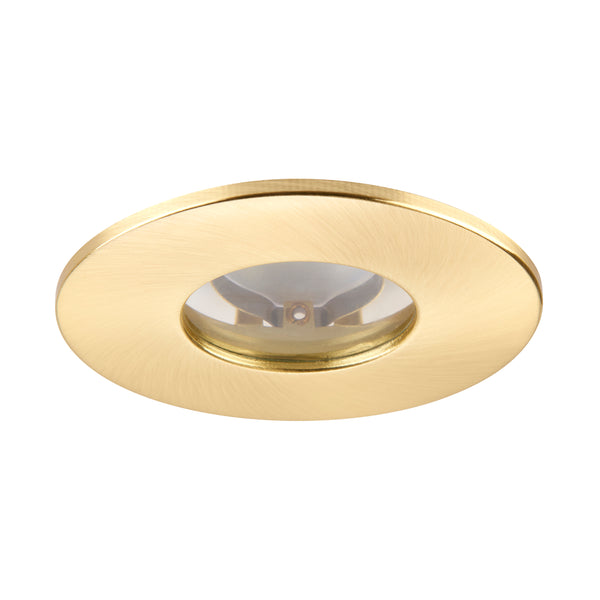 Saxby 113307 ShieldONE 75 Bezel iP65 - Satin Brass IP65