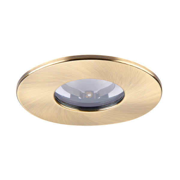 Saxby 113308 ShieldONE 75 Bezel iP65 - Antique Brass IP65