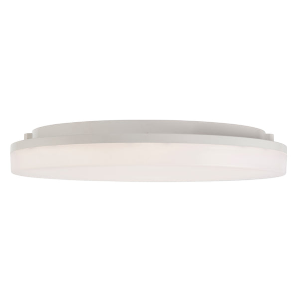 Saxby 113807 Puck Color Changing (CCT), Dual Wattage, Durable Low Profile LED Wall/Ceiling Light Fitting Suitable for Bathrooms