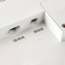 Saxby 113807 Puck Color Changing (CCT), Dual Wattage, Durable Low Profile LED Wall/Ceiling Light Fitting Suitable for Bathrooms