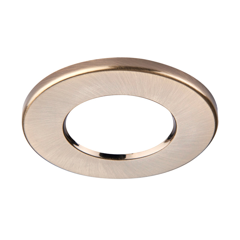 Saxby ShieldECO Waterproof (IP65), Fire Rated, Colour Changing (CCT), Dimmable LED Antique Brass Downlight