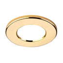 Saxby ShieldECO Waterproof (IP65), Fire Rated, Colour Changing (CCT), Dimmable LED Polished Brass (Gold Effect) Brass Downlight