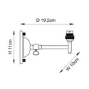 Endon 115069 Dome Fold 1lt Wall
