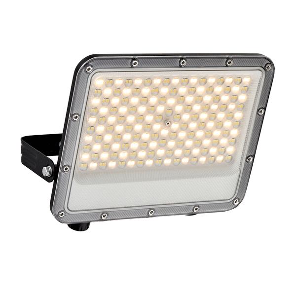 Saxby 118608 Fortis CCT  LED Asymmetric Floodlight 100W IP65 - Matt Black