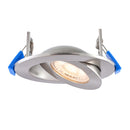 Saxby 119101 Shield360 4CCT Tri Wattage - Satin Nickel IP44 8W cct