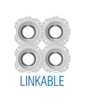 Saxby 119105 ShieldONE 75 Plaster-In Trimless Downlight w/ IP65 (Waterproof) Bezels