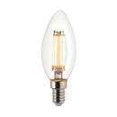 Saxby 120802 E14 LED FILAMENT CANDLE 2.2W ULTRA EFFICIENT | 470LM | 214LM/W | 3000K