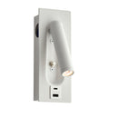 Saxby 120964 Lumos 1lt Wall 3W 3000K - Matt White