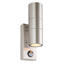 Saxby 121029 Scope PIR/Photocell 2lt Wall IP65 - Stainless Steel