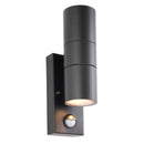 Saxby 121033 Scope PIR/Photocell 2lt Wall IP65 - Black