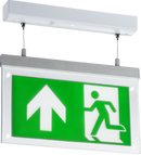 Knightsbridge MLA EMLSUSL 230V 2W LED Suspended Double-Sided Emergency Exit Sign