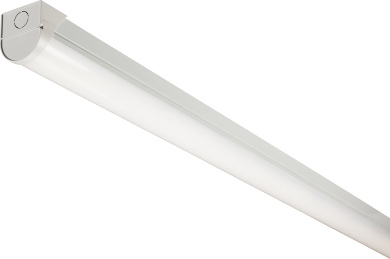 Knightsbridge MLA BATSCWMEM4 230V 4ft 18/32W CCT Adjustable with Emergency and  Microwave Batten