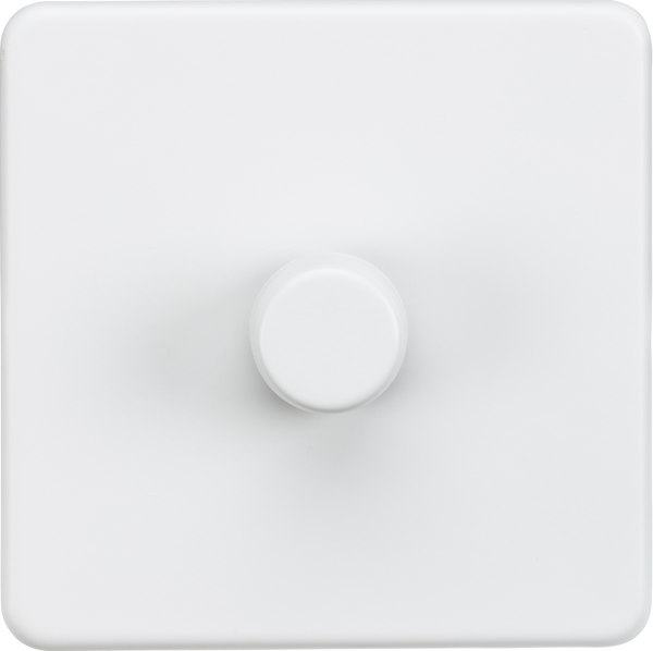 Knightsbridge MLA SF2191MW 1G 2-way 10-200W (5-150W LED) Intelligent dimmer - Matt White